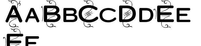 copperplate deco round 商业 字体