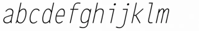 64-SRC Light Italic