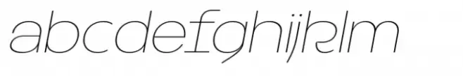 Accio Thin Italic