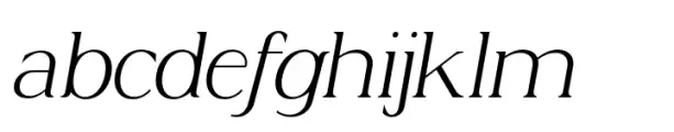 Acosta Extra Light Italic