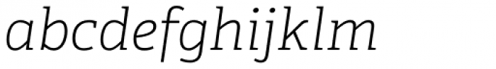 Adelle Thin Italic