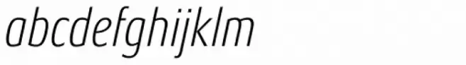 Aeonis Pro Condensed Light Italic