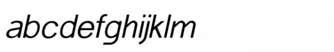 Aeronomic Sans Thin Italic