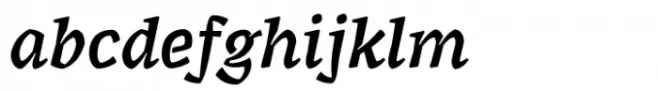 Agrea Serif Semi Bold Italic
