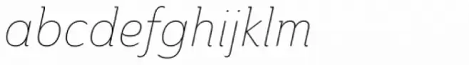 Ainslie Cond Thin Italic