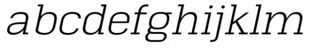 Alacant  Extra Light Italic