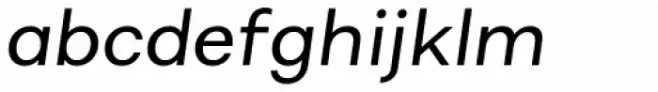 Alergia Grotesk Wide Italic
