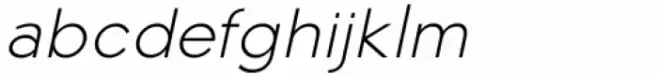 Algoria Extra Light Italic