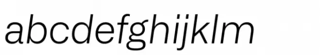 Alliance No 1 Light Italic