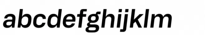 Alliance No 2 Semi Bold Italic
