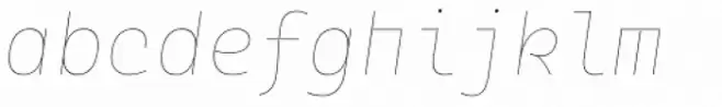 Alloca Mono Thin Italic