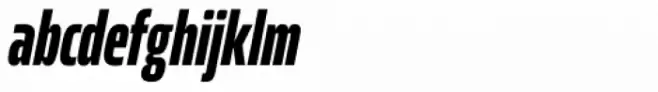 Allotrope Compressed Bold Italic