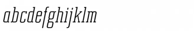 Amecane Condensed Italic