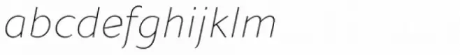 Andis Thin Italic