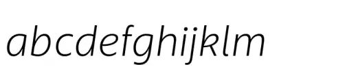 Anona Extralight Italic