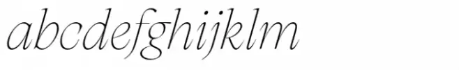 Artusi Grande Extralight Italic