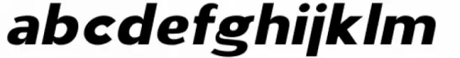 Aukim Extra Bold Expanded Italic
