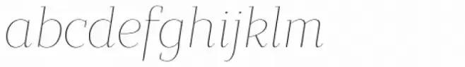 Bandera Display Thin Italic