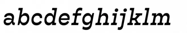 Bardamu Semi Bold Half Italic