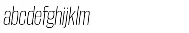Base Neue Condensed Extra Light Oblique