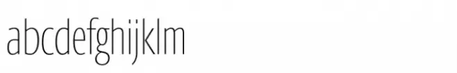 Berlingske Sans Extracondensed Std Thin