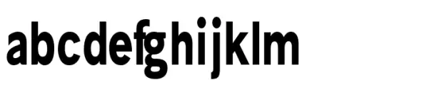 Bia Sans Low Bold Condensed