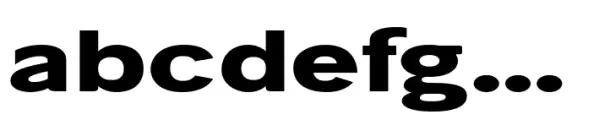 Bia Sans Low Bold Expanded