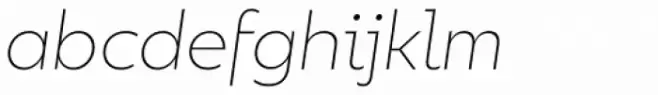 Bilbao Ultra Light Italic