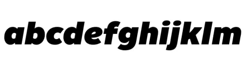 Binate Text Black Italic