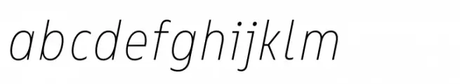 Bion Thin Condensed Italic