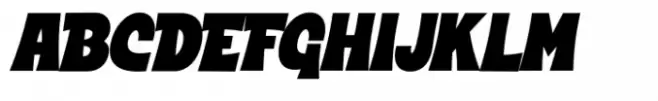 Black Wizard Straight Bold Italic