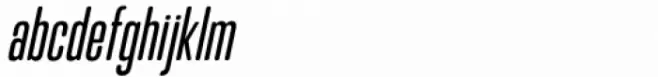 Blue Creek Rounded Medium Extra Condensed Oblique