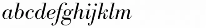 Bodoni Nr 1 SB Light Italic