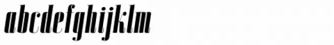 Bodoni Z37 L Compressed Heavy Italic