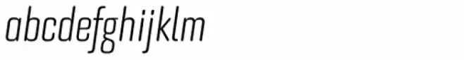 Bourgeois Rounded Light Condensed Italic