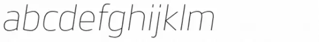 Brokman Thin Italic