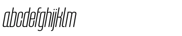 Bronex Pro Light Italic Expd