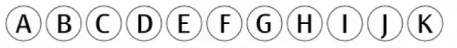 Bullet Numbers Sans Pos