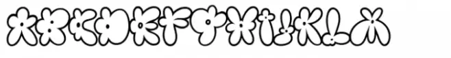 Burst Flower Outline