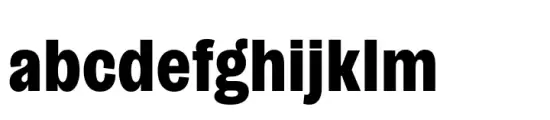 Campeche Condensed Heavy