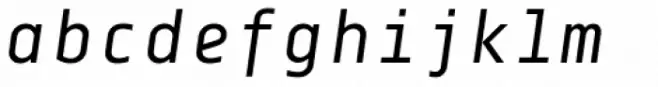 Centima Mono Italic