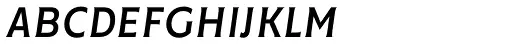 Cenzo Flare Condensed Regular Italic