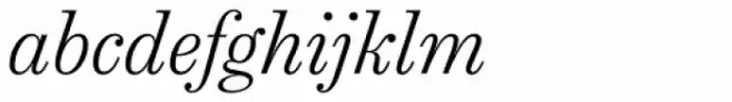 ChamberÃ­ Text Light Italic