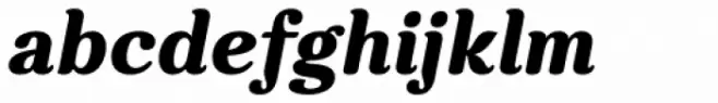 Charm Black Italic