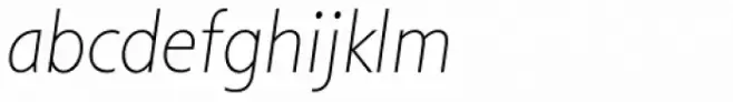 Cinio Thin Italic