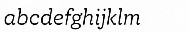 Circe Slab A Light Italic