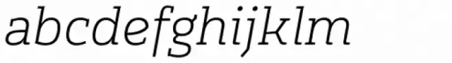 Cline Slab Light Italic