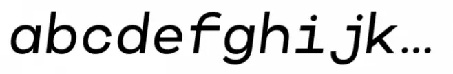 Codeworld Mono Regular Italic