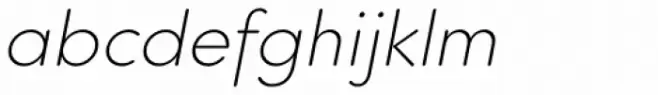 Core Sans GS 25 Extra Light Italic