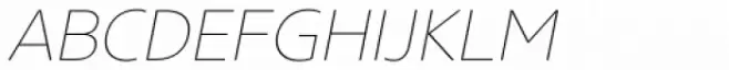 Core Sans N SC 15 Thin Italic